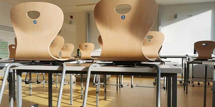 Chairs in classroom